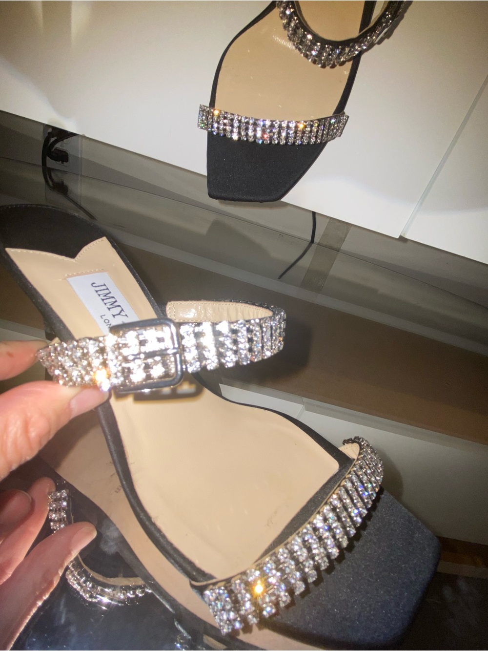 Jimmy Choo Crystal Heela